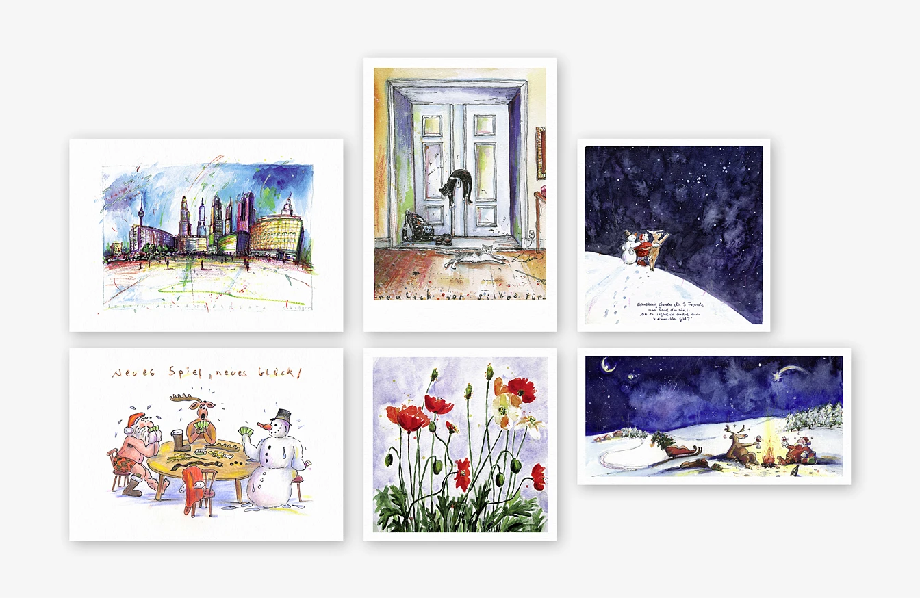 Weihnachts- und Grußkarten